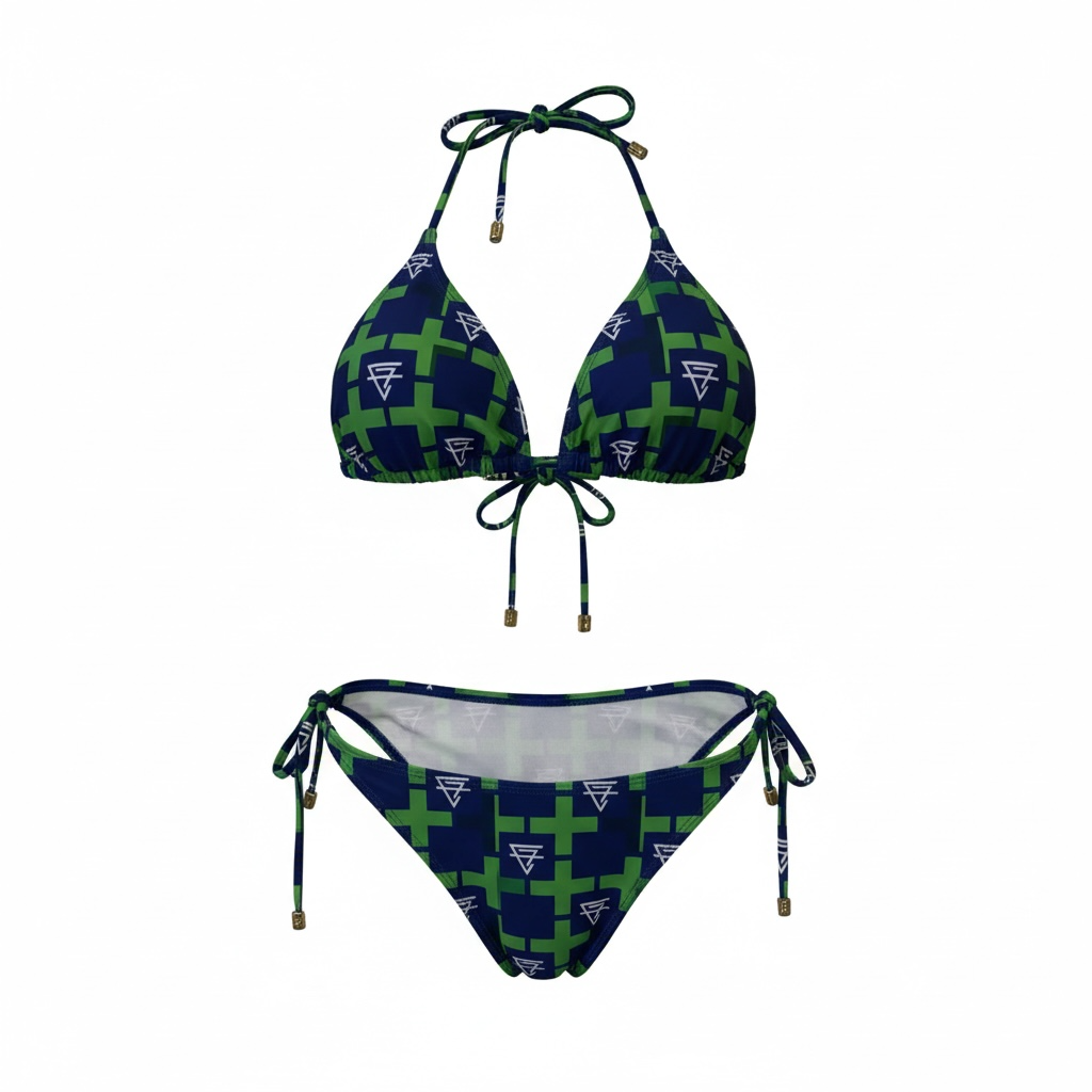 CF color monogram bikini