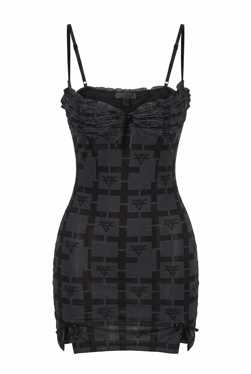 CF monogram mini party dress