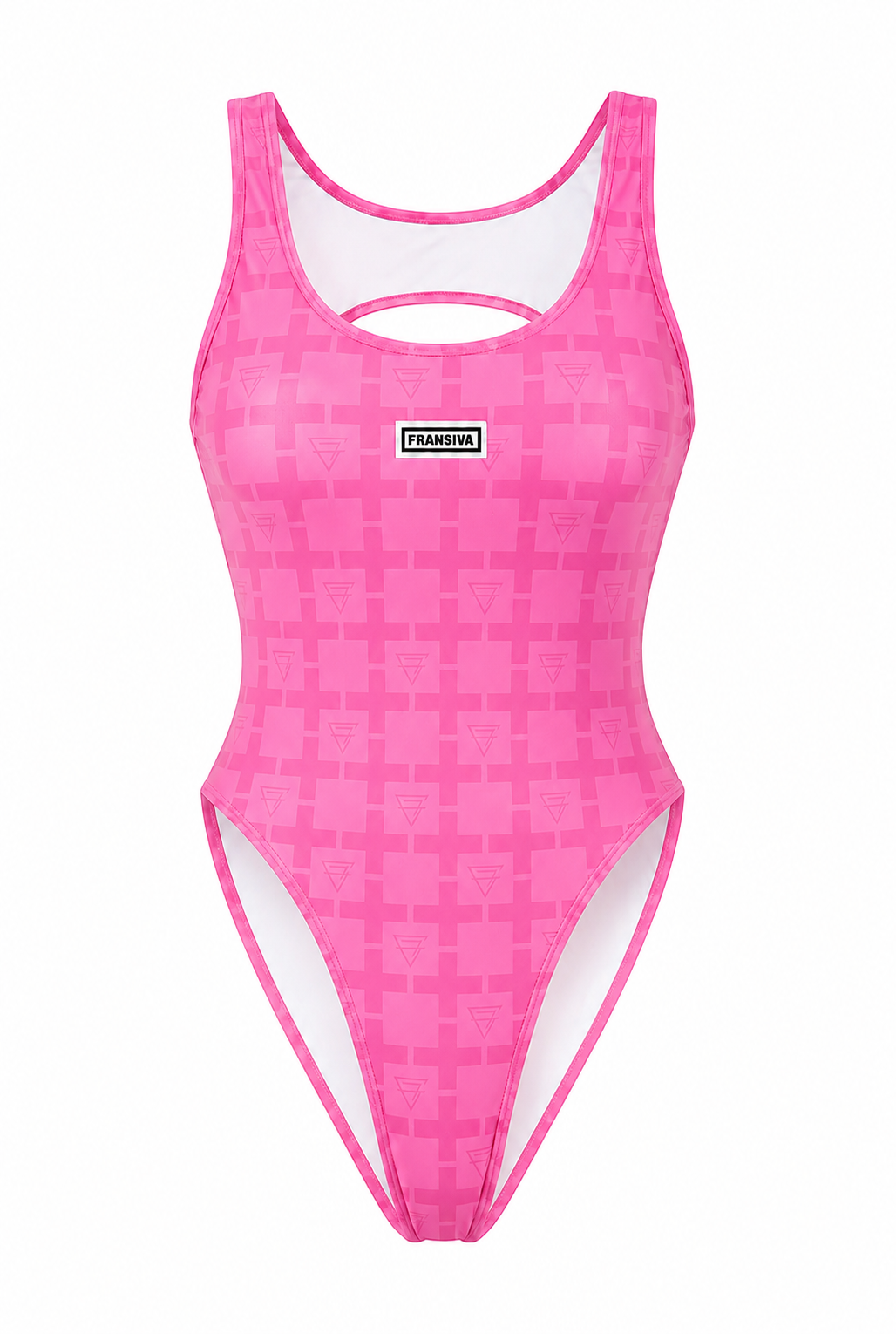 CF monogram print monokinis