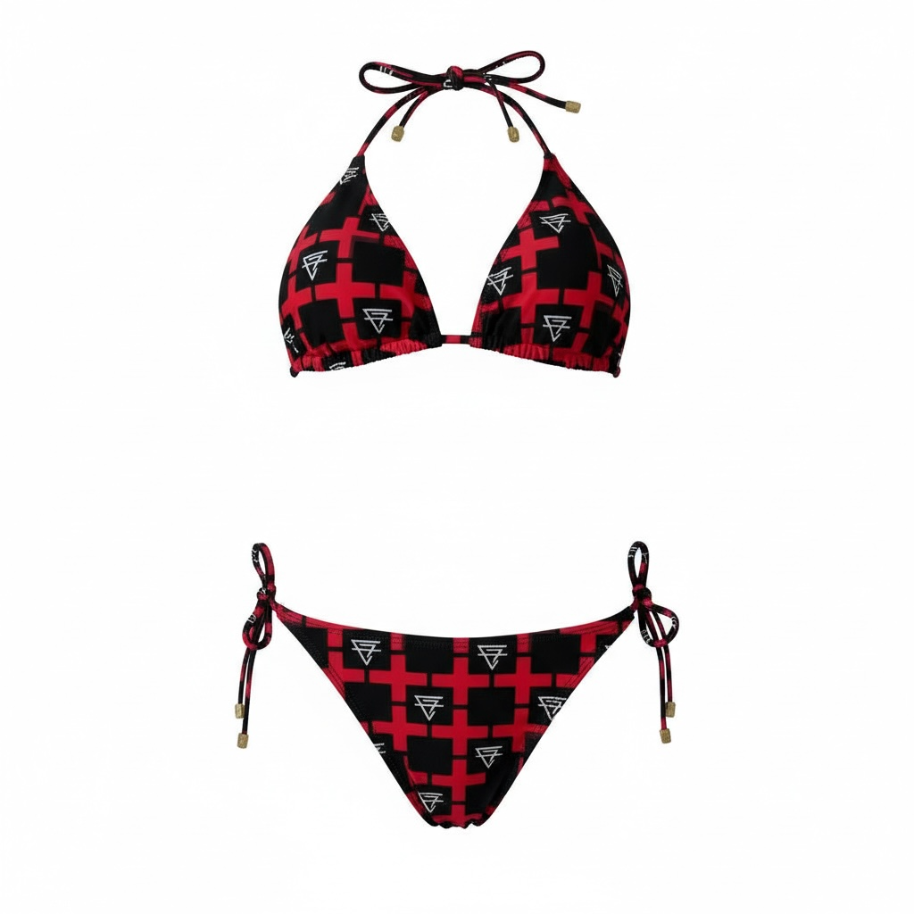 CF color monogram bikini