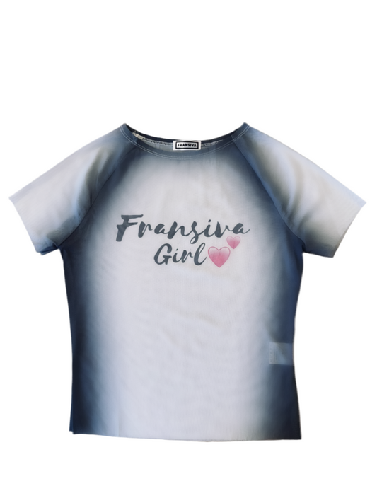 Fransiva Girl crop tee
