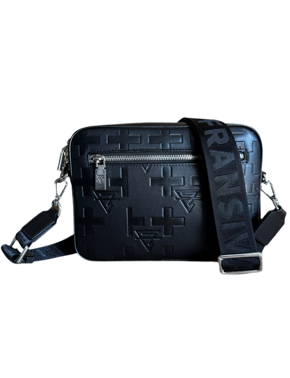 CF monogram logo messenger bag