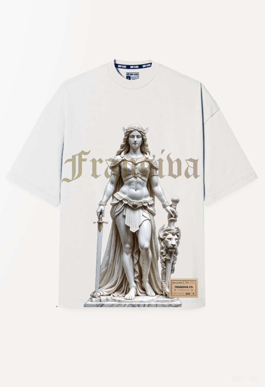 FRANSIVA Demi graphic oversized T-shirt