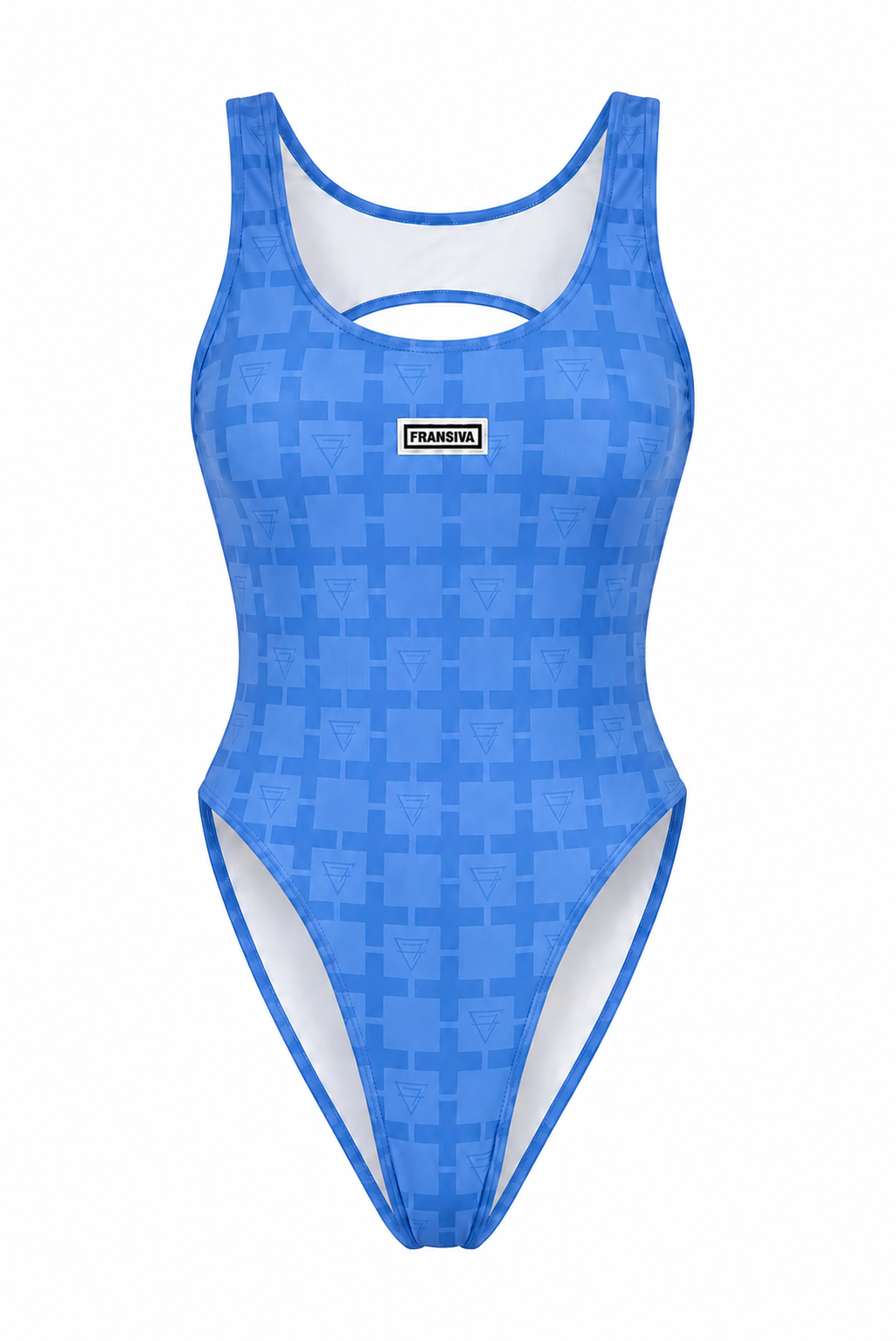 CF monogram print monokinis