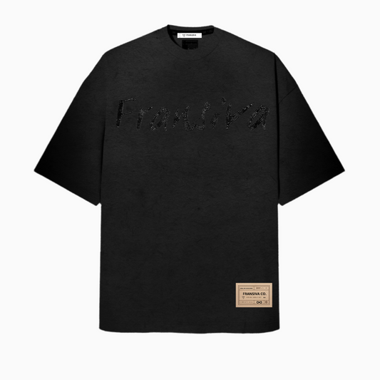 Fransiva rhinestones oversized Tees