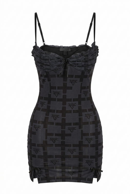CF monogram mini party dress