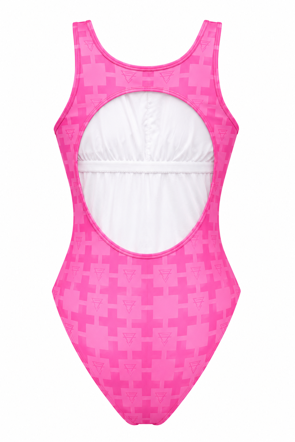 CF monogram print monokinis